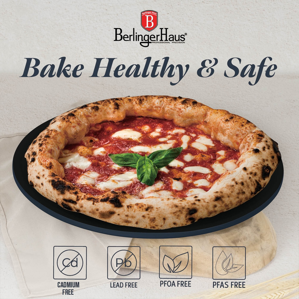 Berlinger Haus BH8701 – Matt Blue Pizza Pan 32 cm