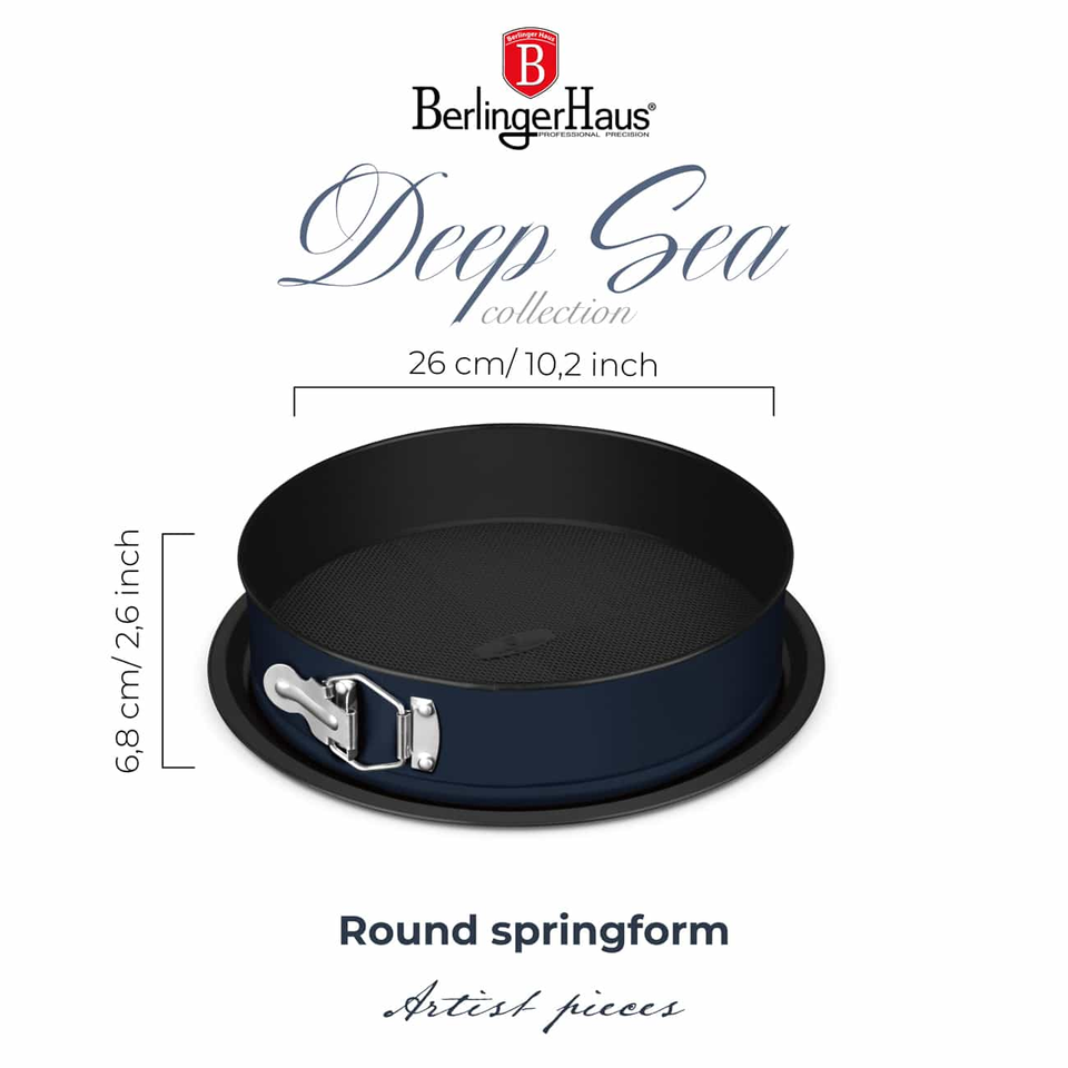 Berlinger Haus BH8702 – Round Springform | Matt Blue