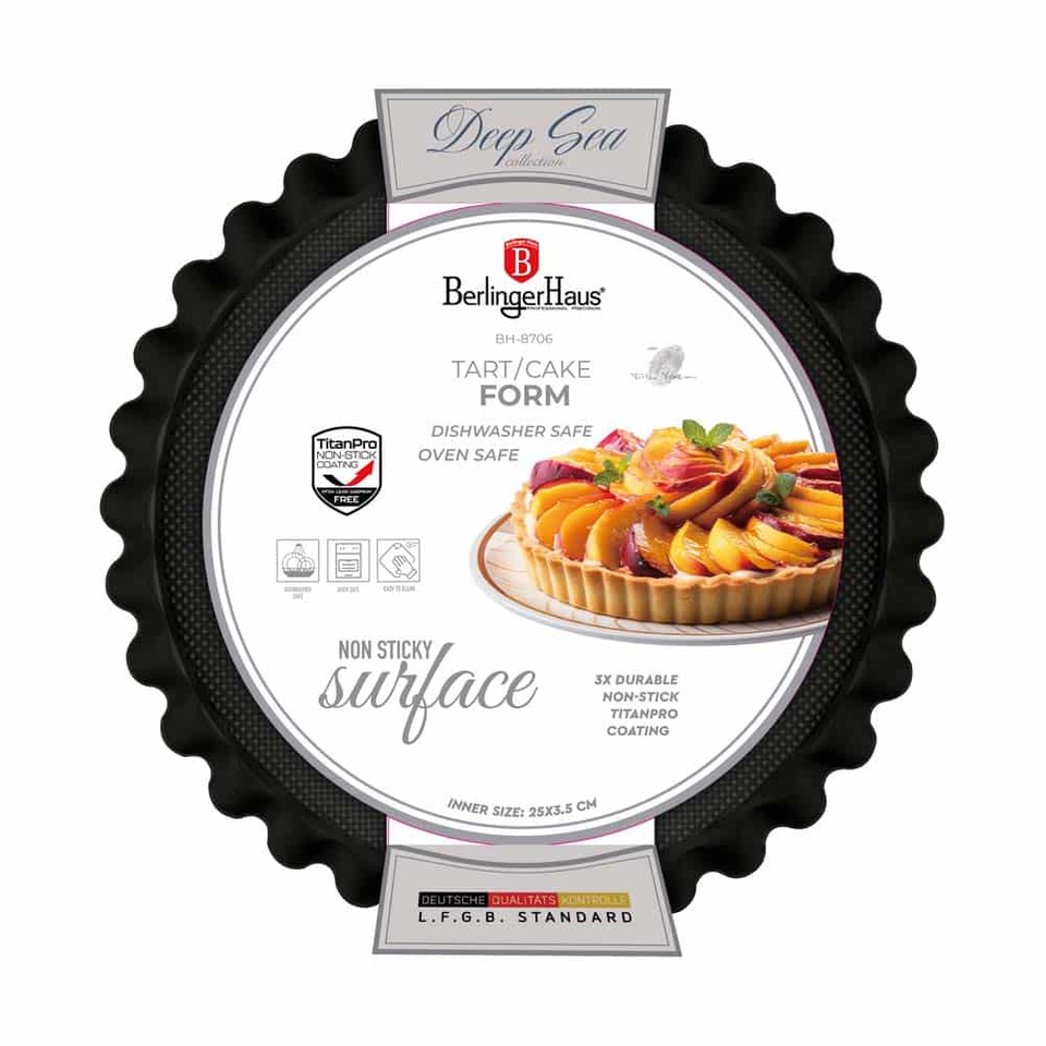 Berlinger Haus BH8706 – Tart/Cake Form Matt Blue 28 cm