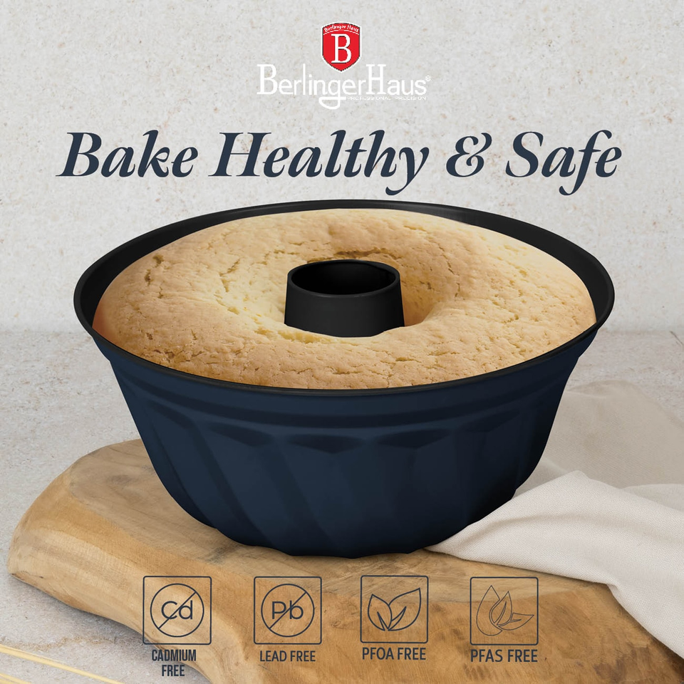 Berlinger Haus BH8705 – Bundt Pan Matt Blue 25 cm
