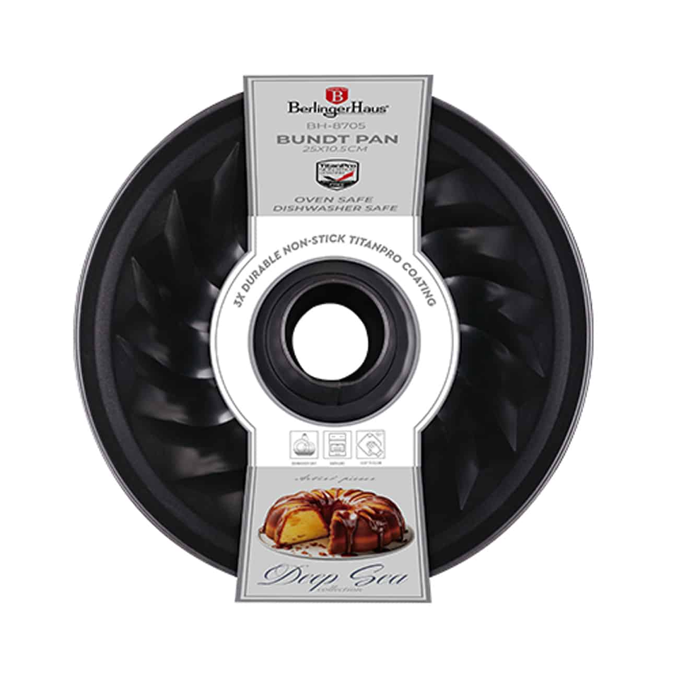 Berlinger Haus BH8705 – Bundt Pan Matt Blue 25 cm