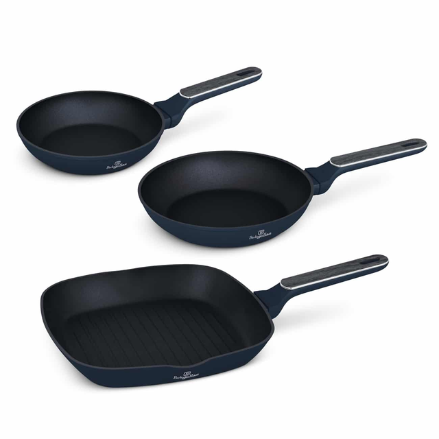 Berlinger Haus BH8380 – 3-Piece Frypan & Grill Pan Set