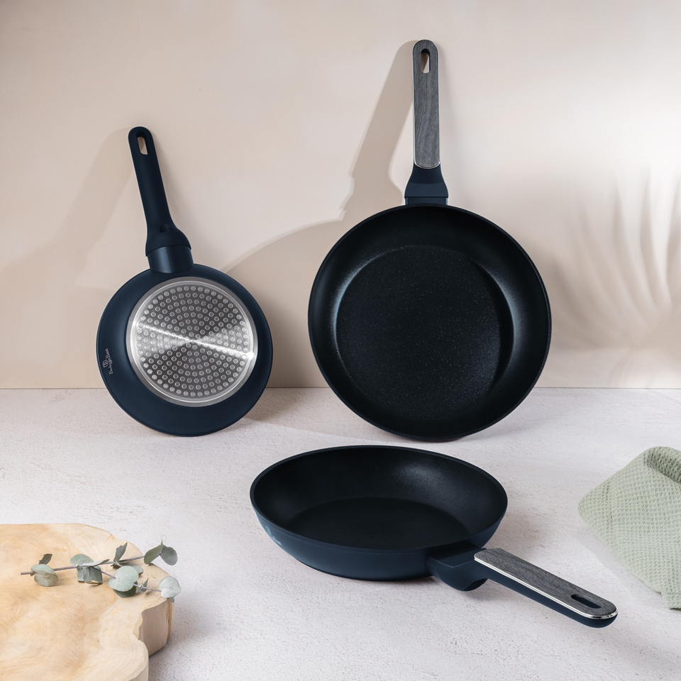 Berlinger Haus BH8379 – 3-Piece Frypan Set Deep Sea