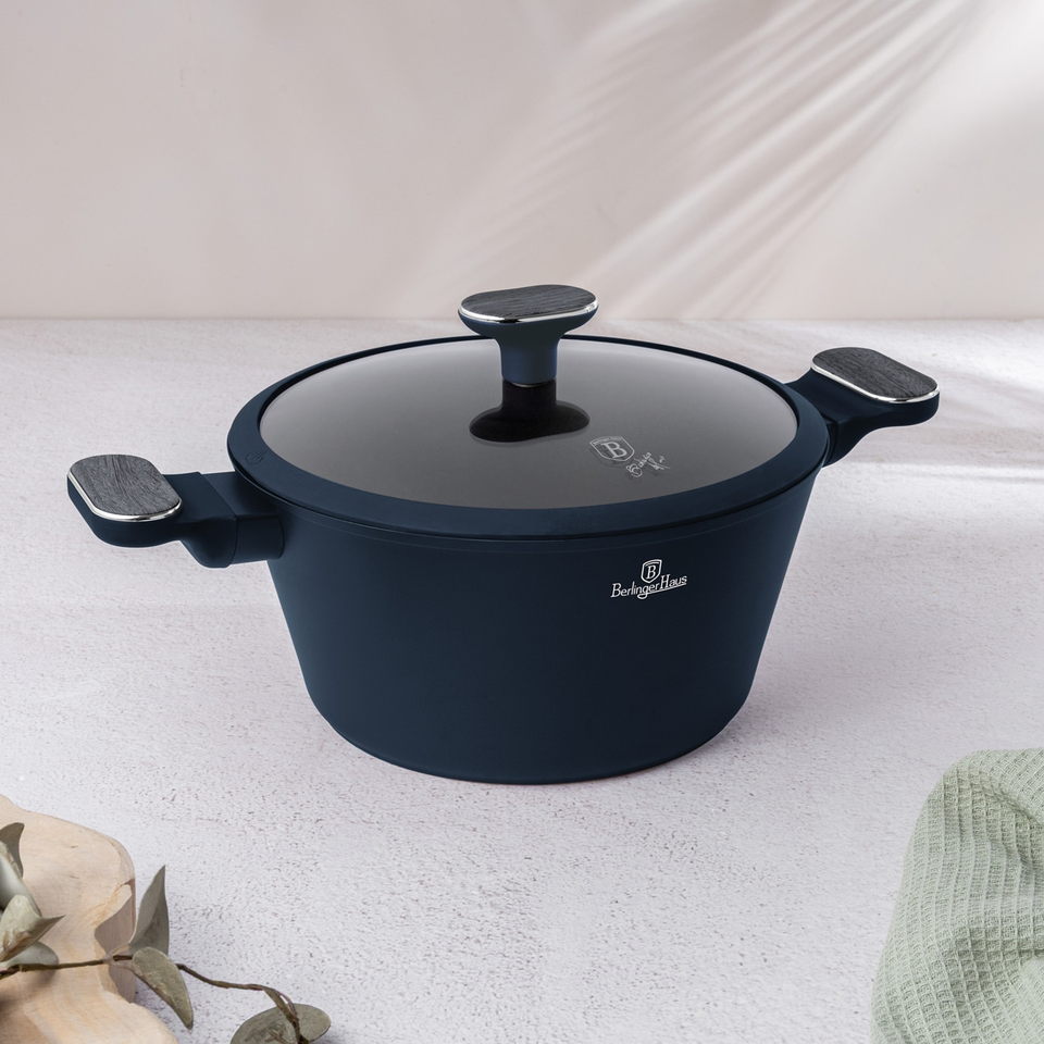 Berlinger Haus BH8377 – Casserole with Lid 24 cm | Deep Sea