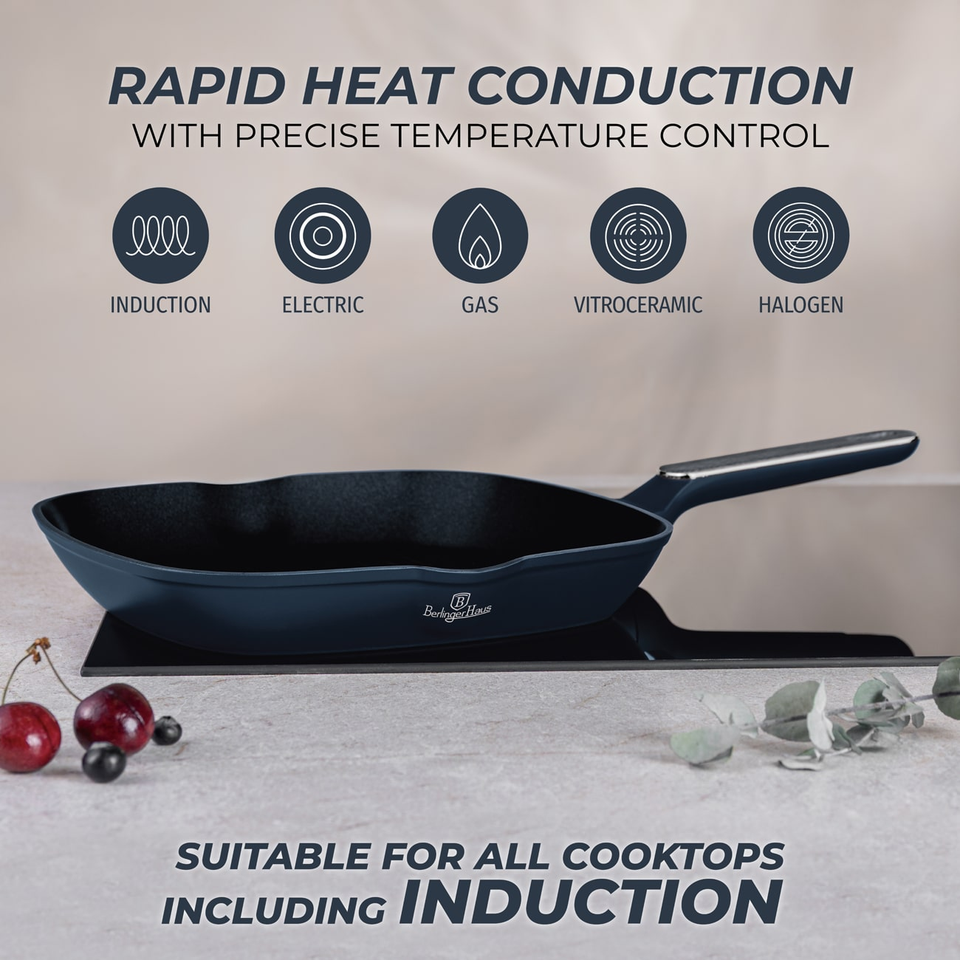 Grill Pan 28 cm Berlinger Haus BH8373 | Deep Sea Collection