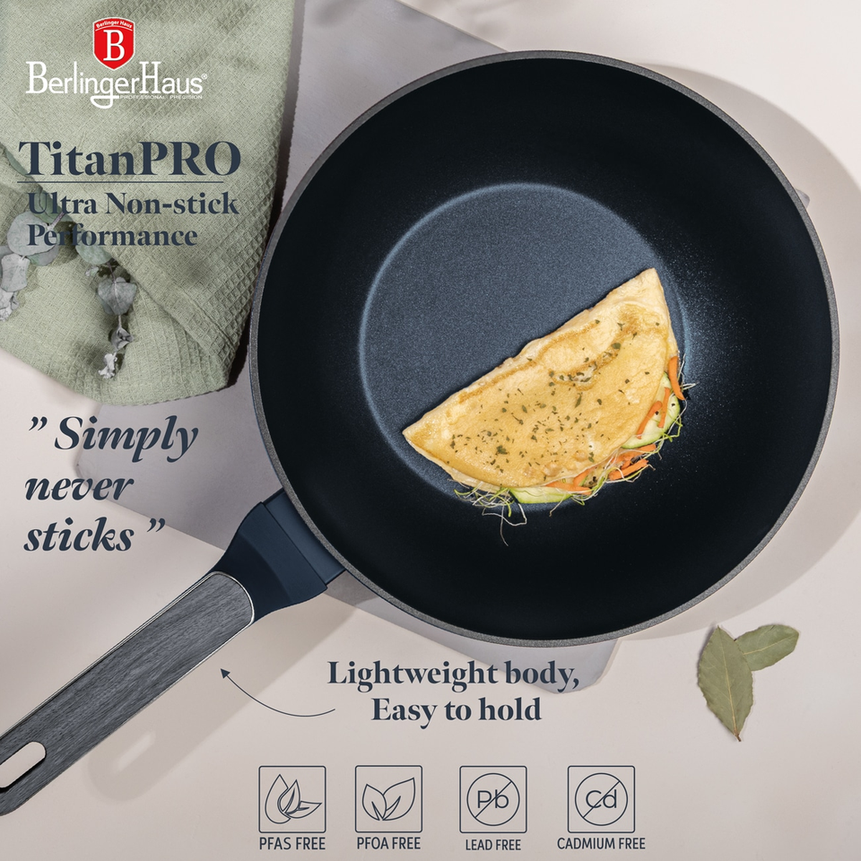 Wok Pan 28 cm – Berlinger Haus BH8372 | Deep Sea Collection