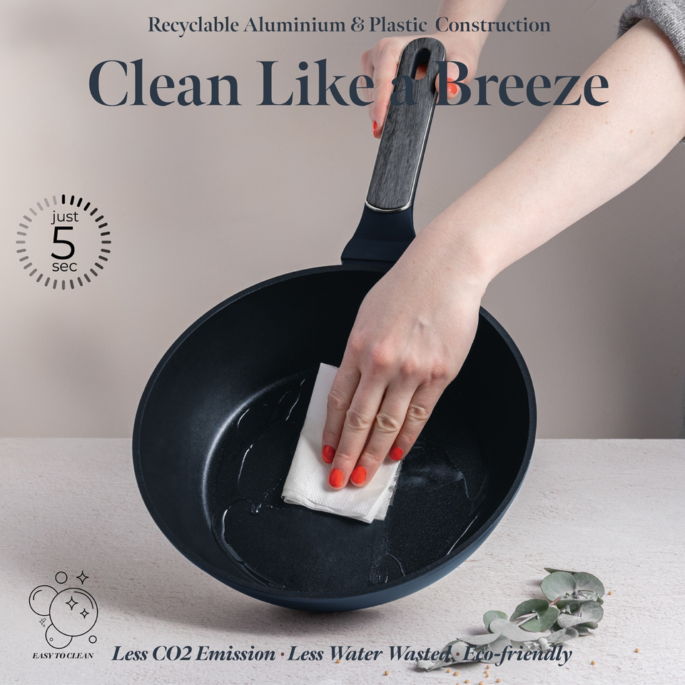 Berlinger Haus BH8371 Deep Frypan with Lid 24 cm | Deep Sea
