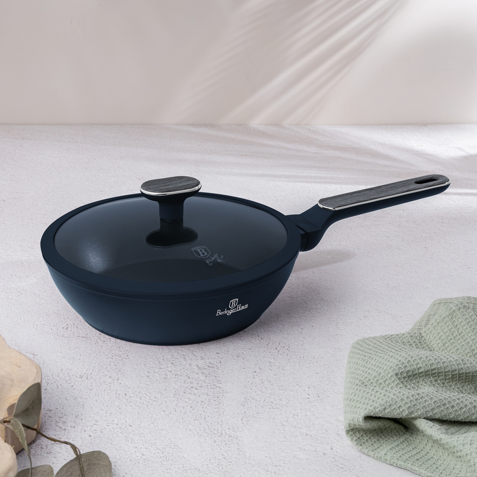Berlinger Haus BH8371 Deep Frypan with Lid 24 cm | Deep Sea