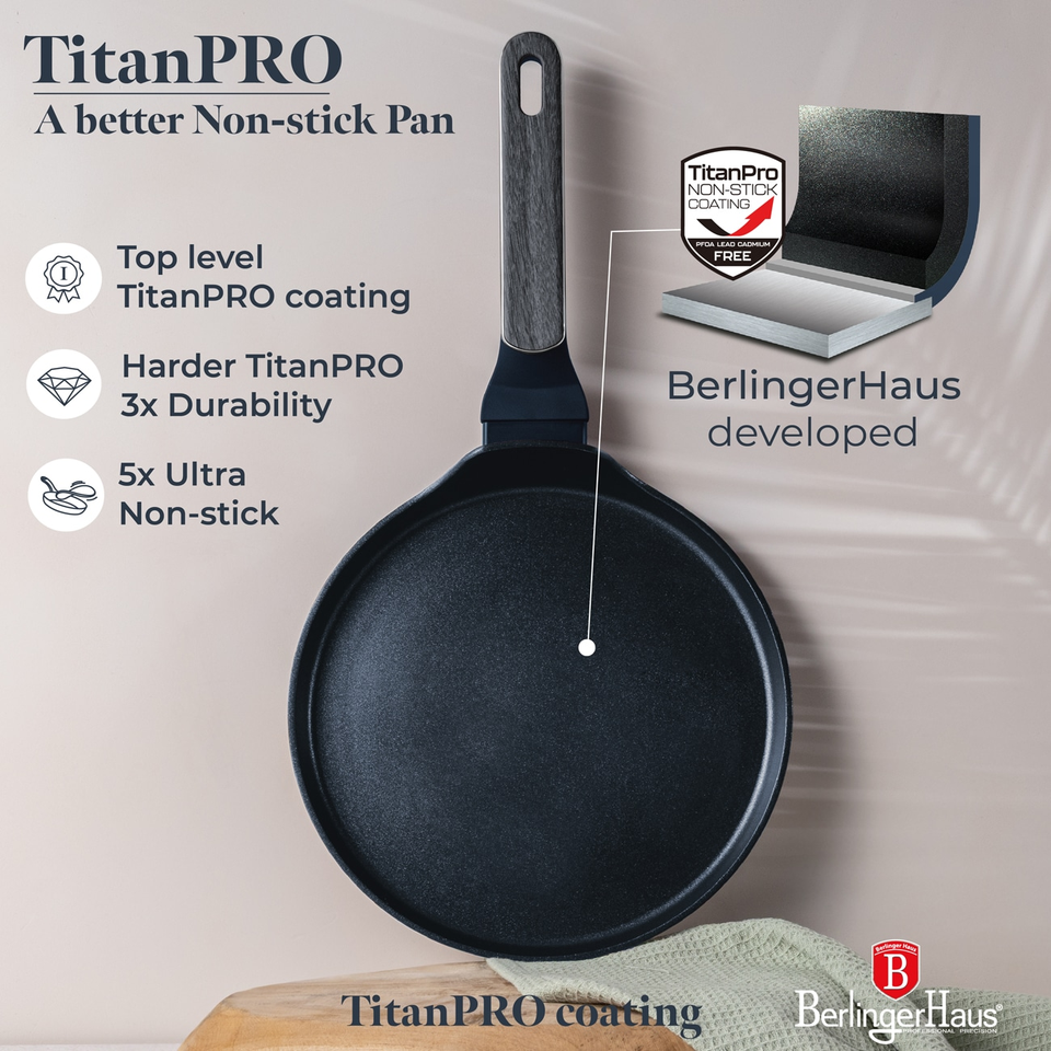 Berlinger Haus BH8367 Pancake Pan 25 cm Deep Sea Collection