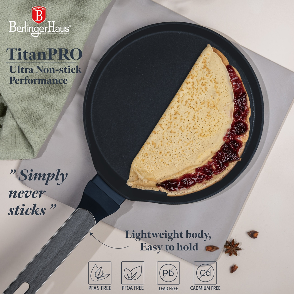 Berlinger Haus BH8367 Pancake Pan 25 cm Deep Sea Collection