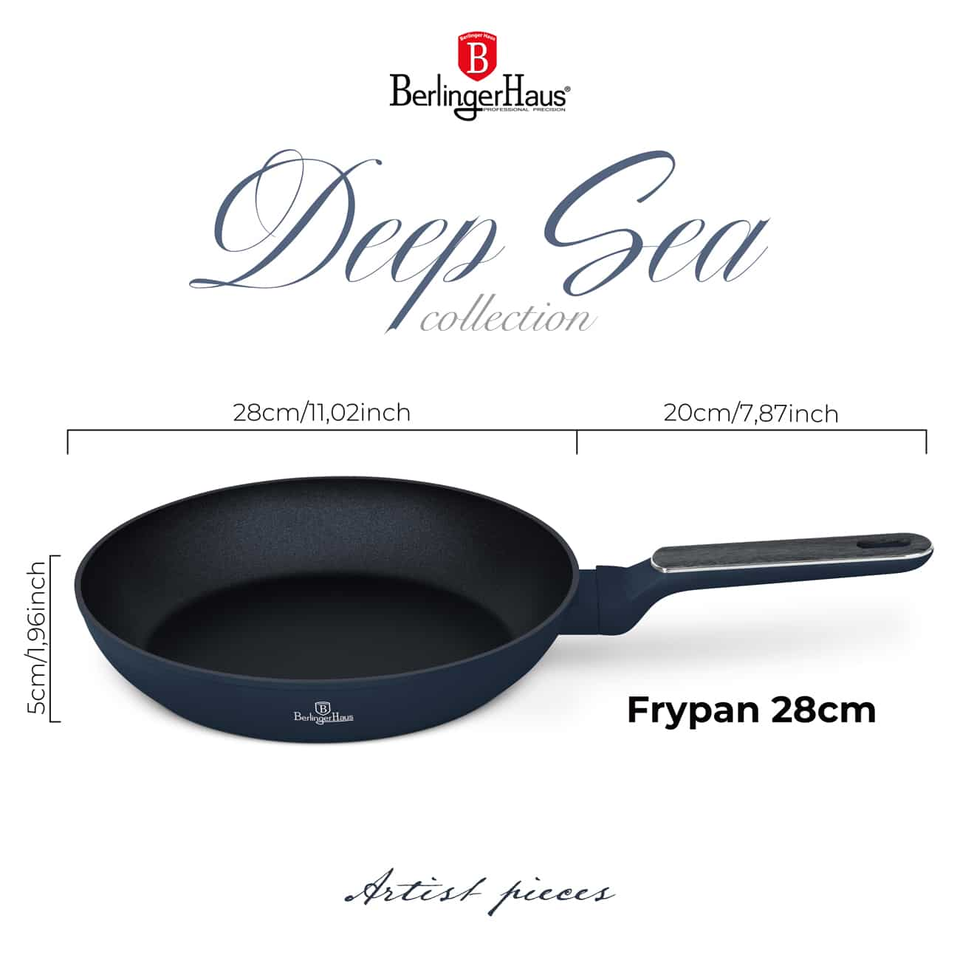 Berlinger Haus BH8366 – Frypan 28 cm Deep Sea Collection