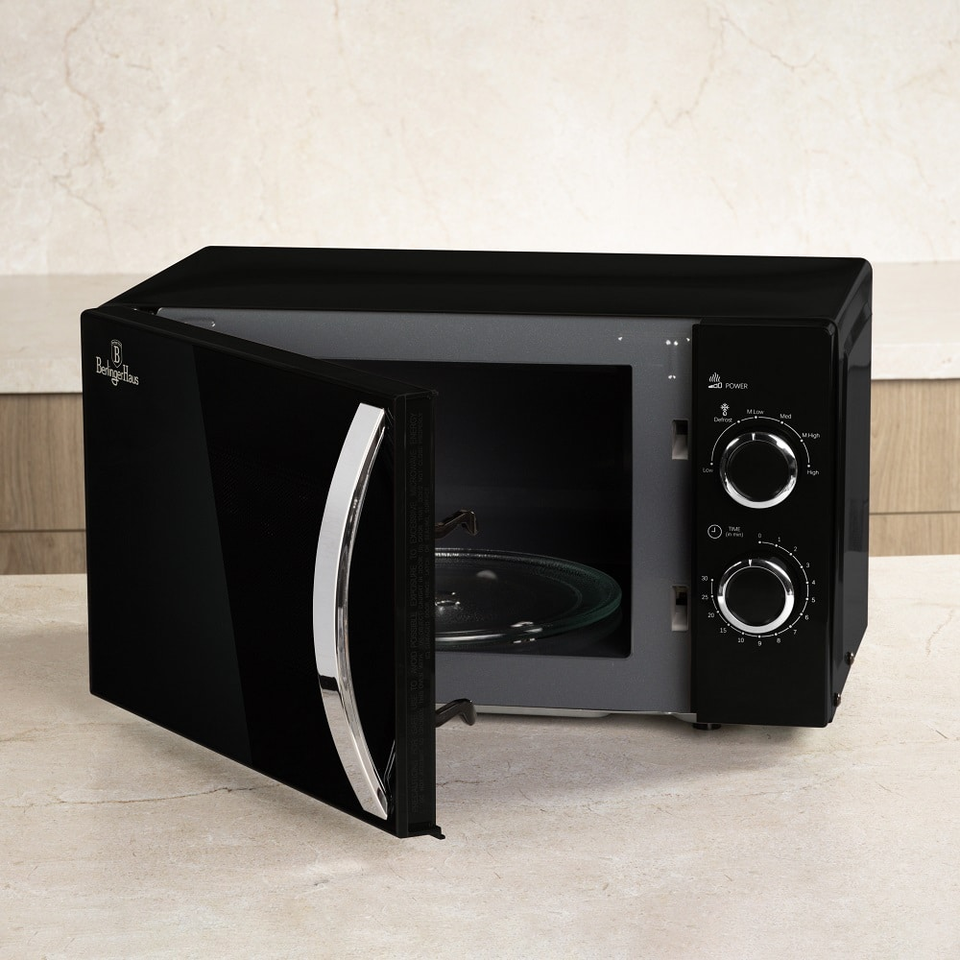 Berlinger Haus BH9626 Microwave Oven 20L – Black & Silver