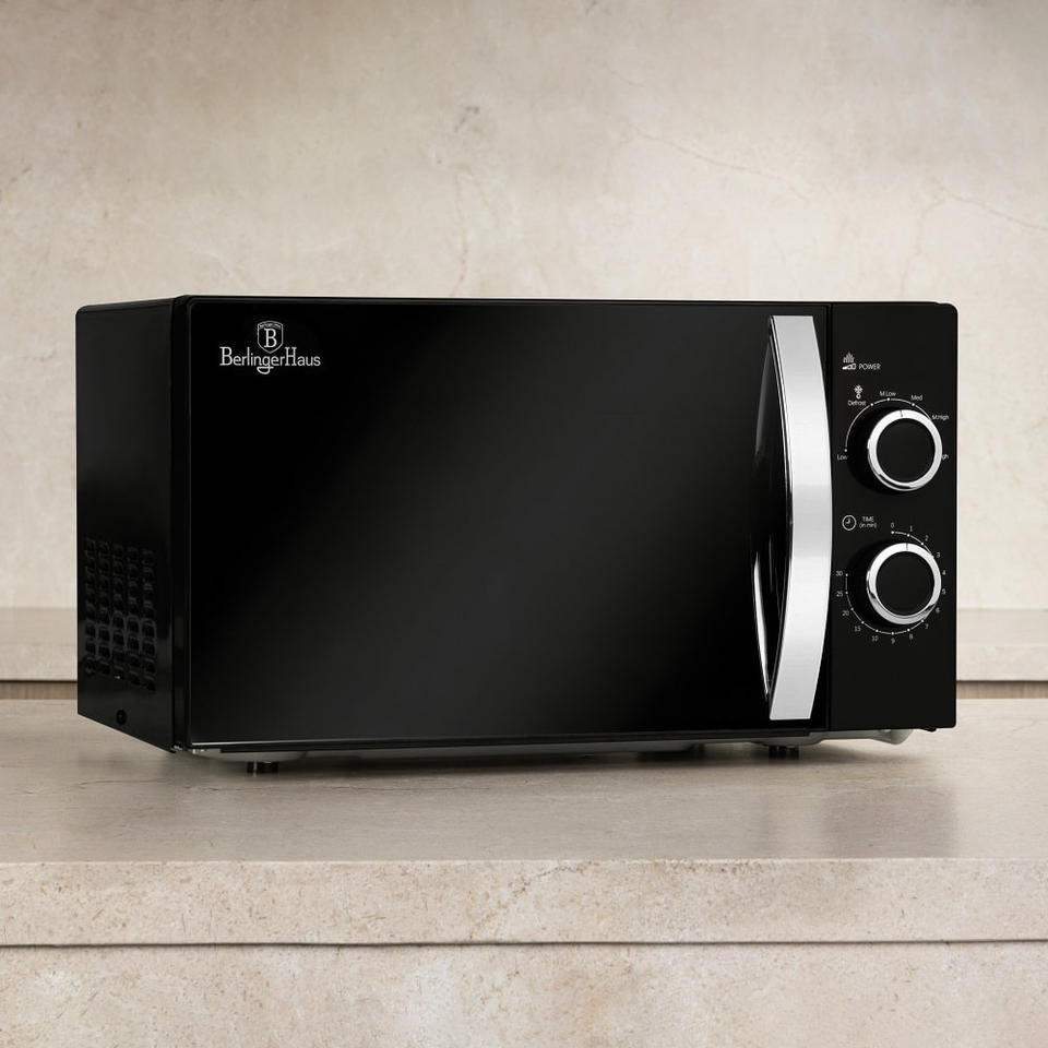 Berlinger Haus BH9626 Microwave Oven 20L – Black & Silver