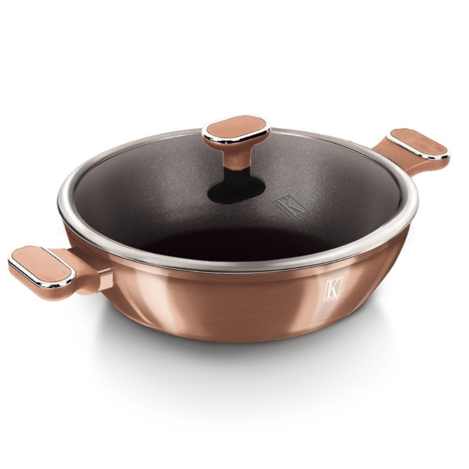 Berlinger Haus KI1003 – 28 cm Shallow Pot with Lid