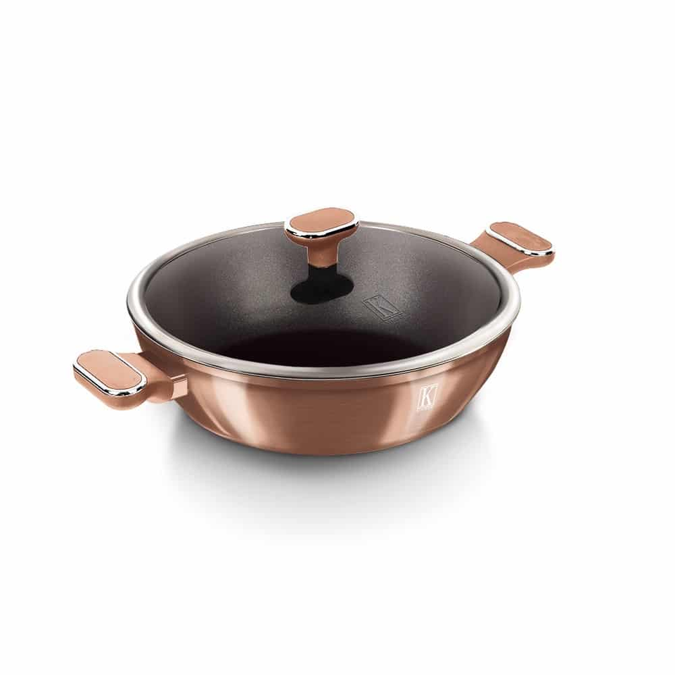 Berlinger Haus KI1003 – 28 cm Shallow Pot with Lid