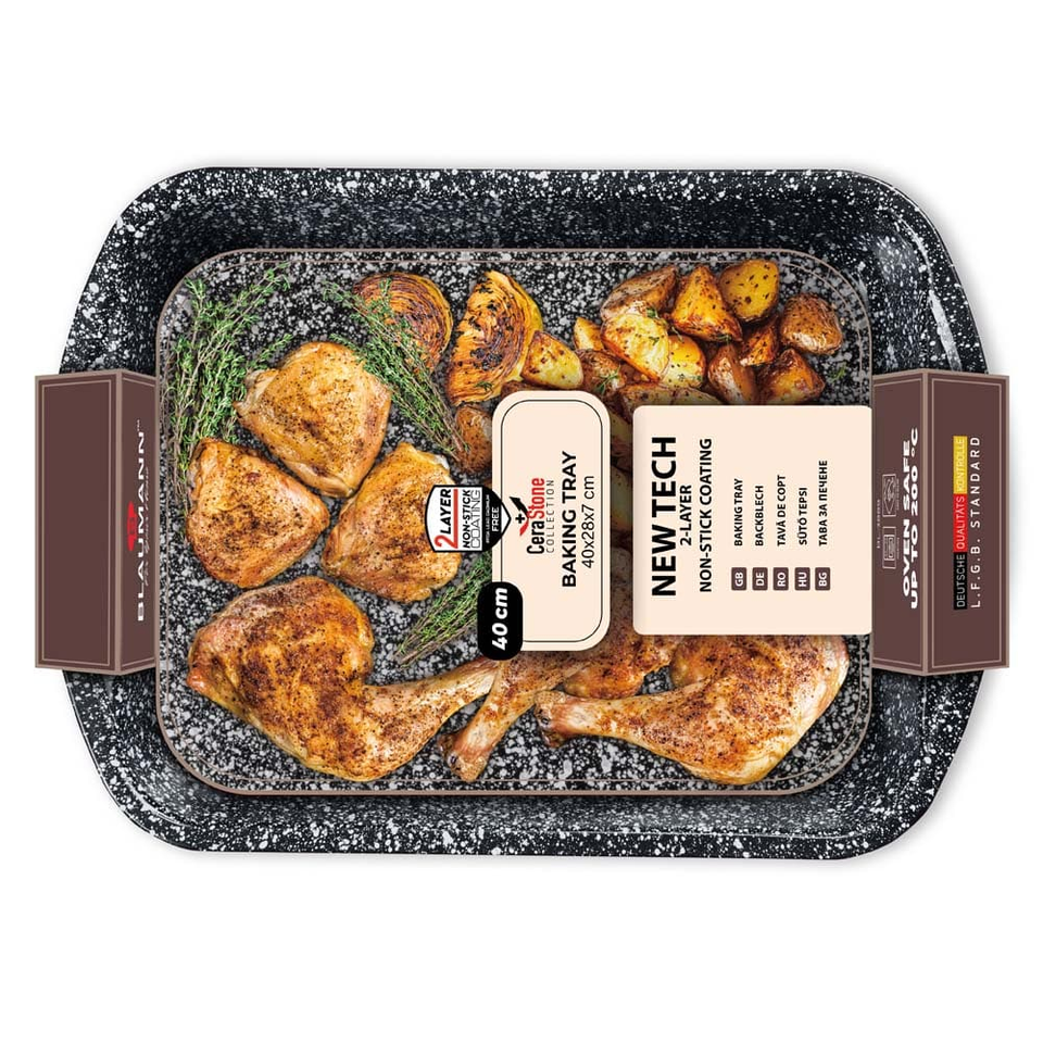 Blaumann BL3889 – Non-Stick Oblong Roaster 40x28.5 cm