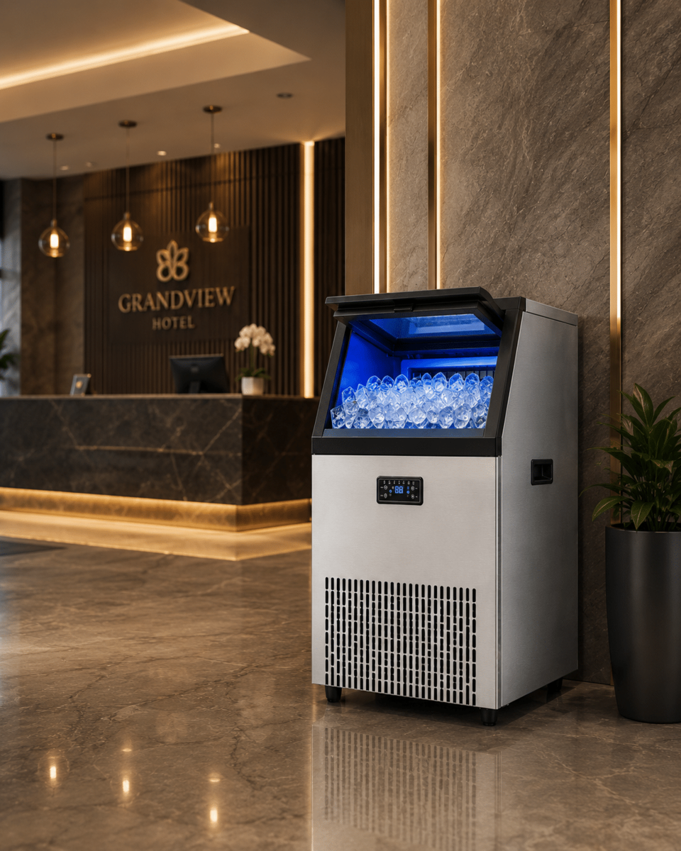 Professional Cube Ice Maker Palladium Line GK48B