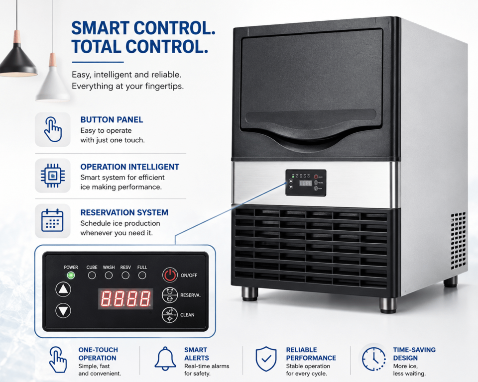 Professional Cube Ice Maker Palladium Line GK68