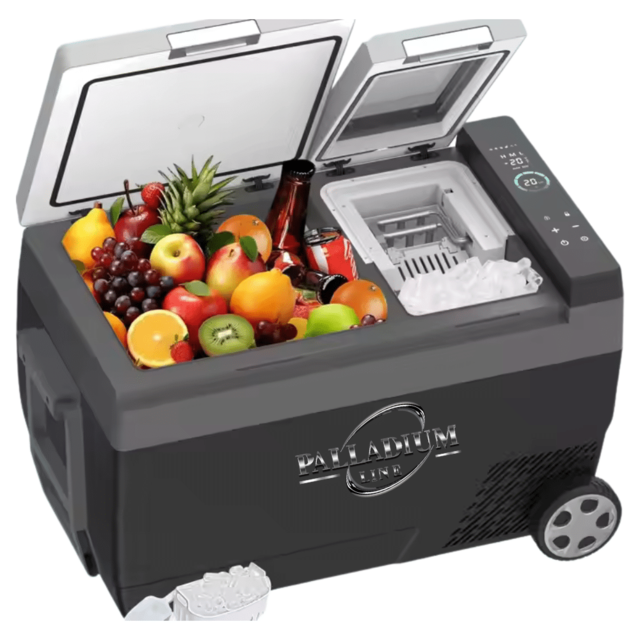 Portable DC Freezer with Built-In Ice Maker Palladium Line