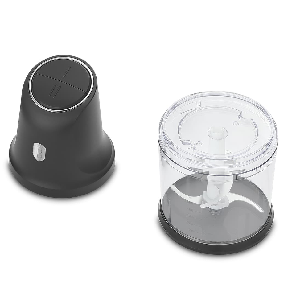 2-in-1 Food Chopper 300W 1L Anthracite Berlinger Haus BH9893