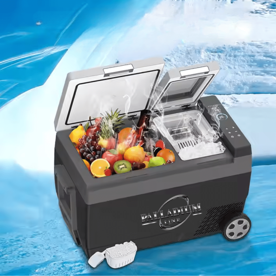 Portable DC Freezer with Built-In Ice Maker Palladium Line