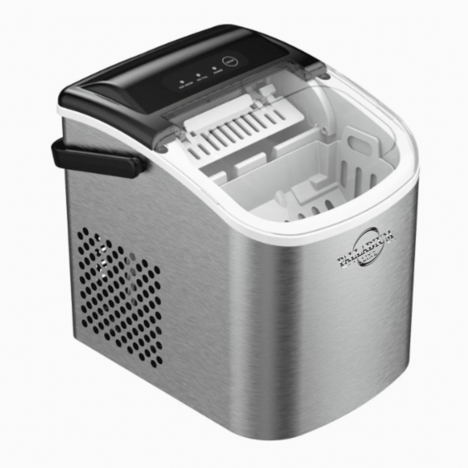 Compact Bullet Ice Maker Palladium Line KIM12 Inox
