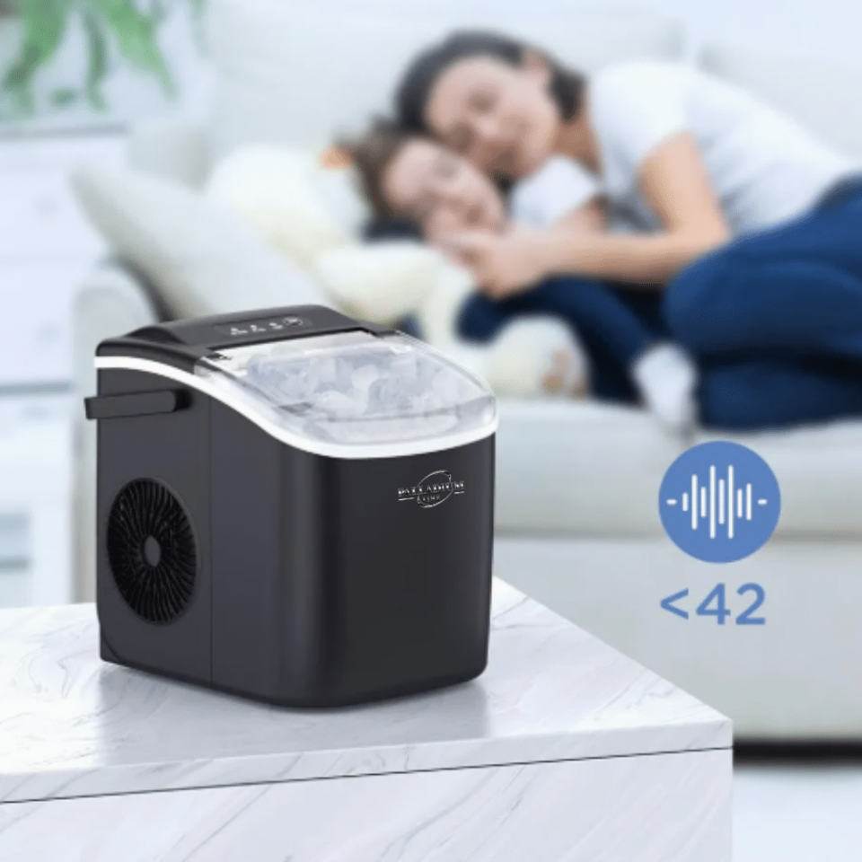 Compact Bullet Ice Maker Palladium Line KIM12 Black