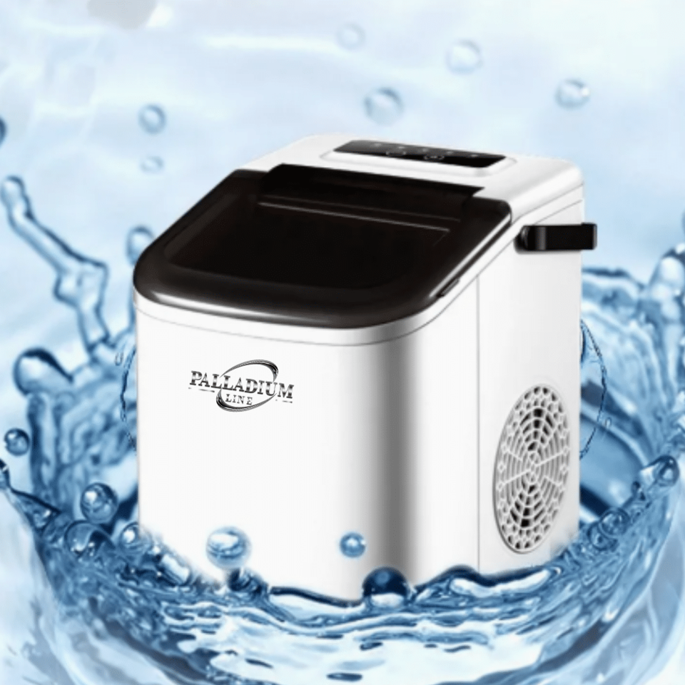 Compact Bullet Ice Maker Palladium Line KIM12 white