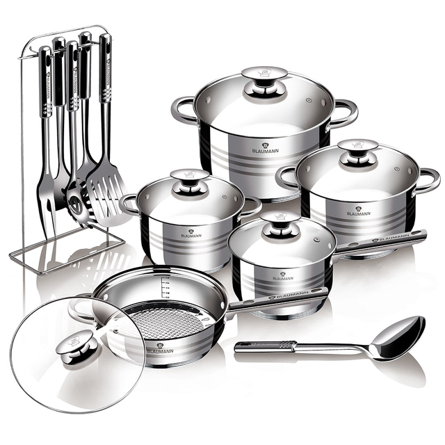 17 pcs cookware set Blaumann BL3133