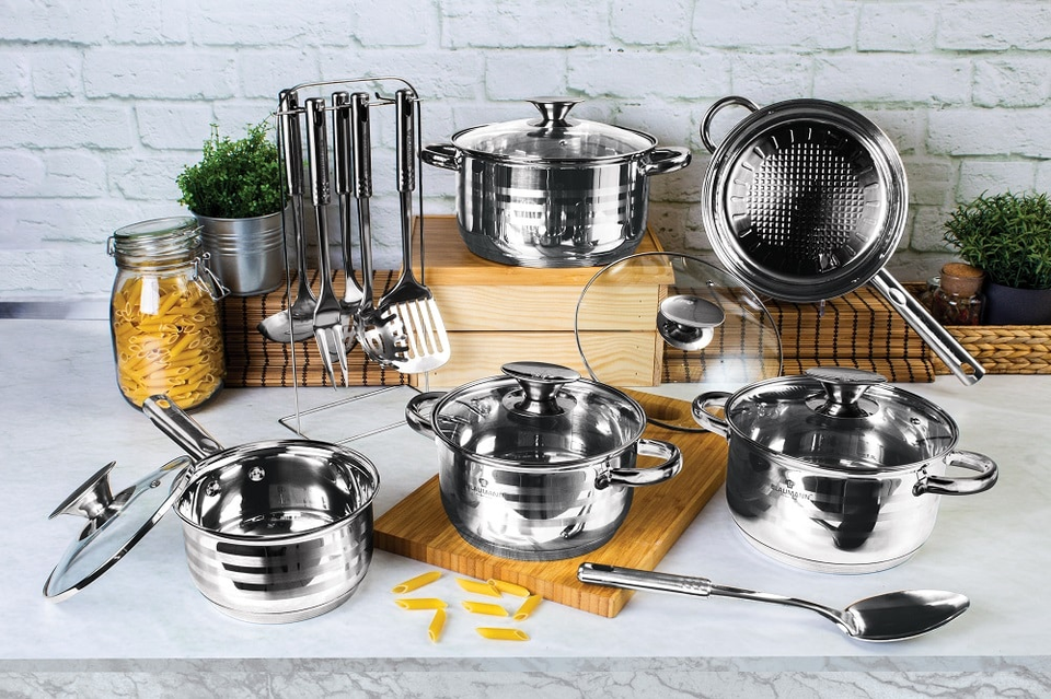 17 pcs cookware set Blaumann BL3133