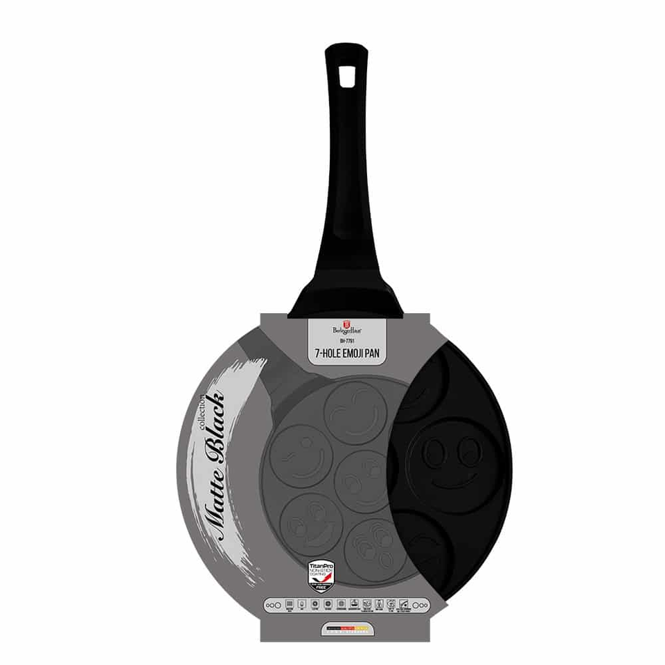 7 holes emoji pancake pan, 26 cm Berlinger Haus BH7791