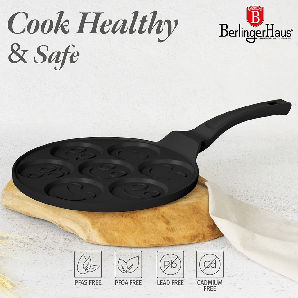 7 holes emoji pancake pan, 26 cm Berlinger Haus BH7791