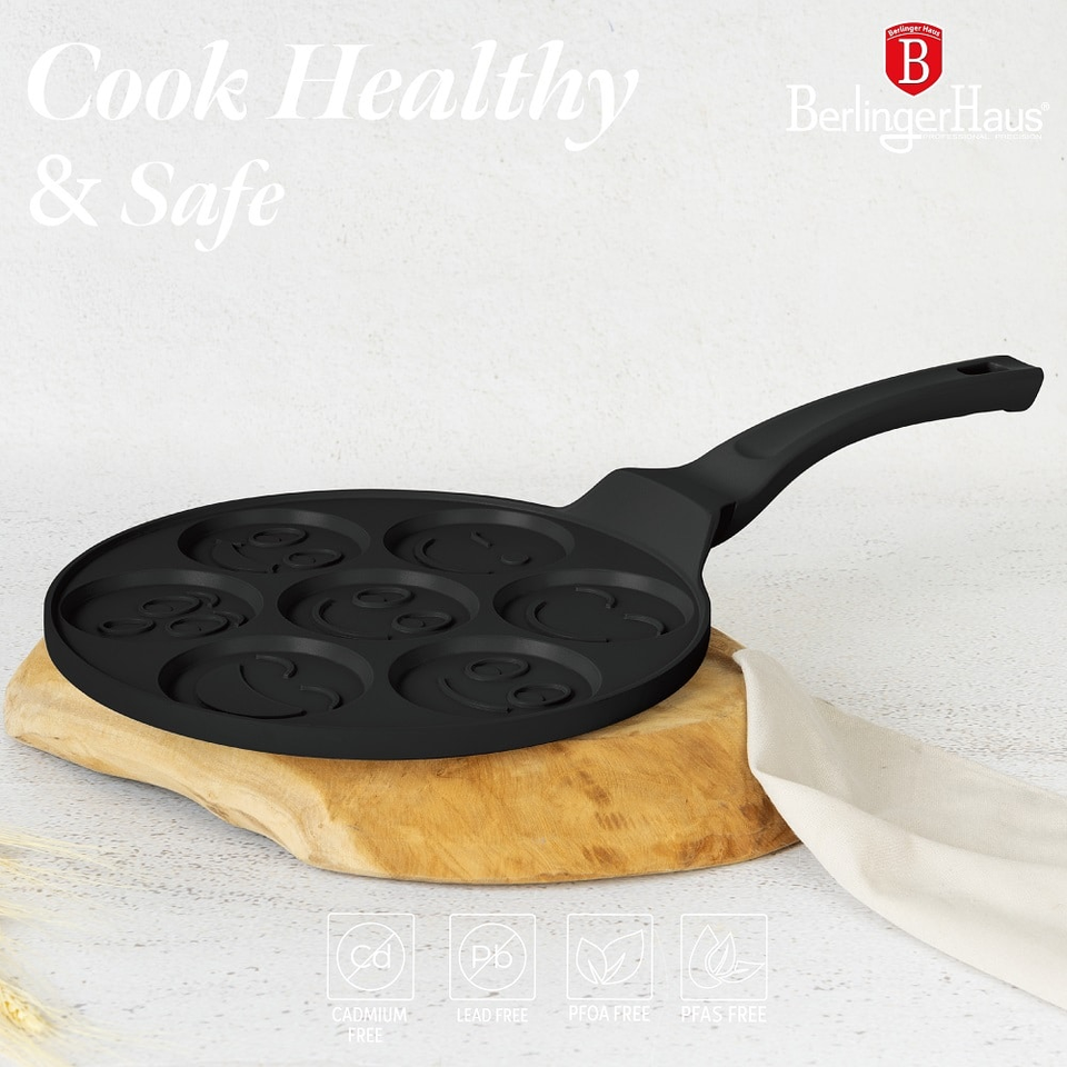 7 holes emoji pancake pan, 26 cm Berlinger Haus BH7791