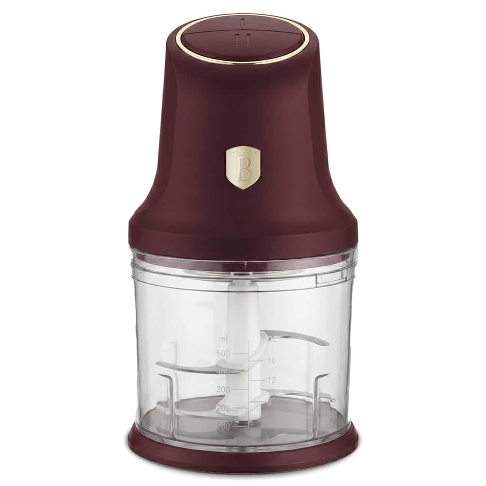 2-in-1 Food Chopper 300W 1L Bordeaux – Berlinger Haus BH9890