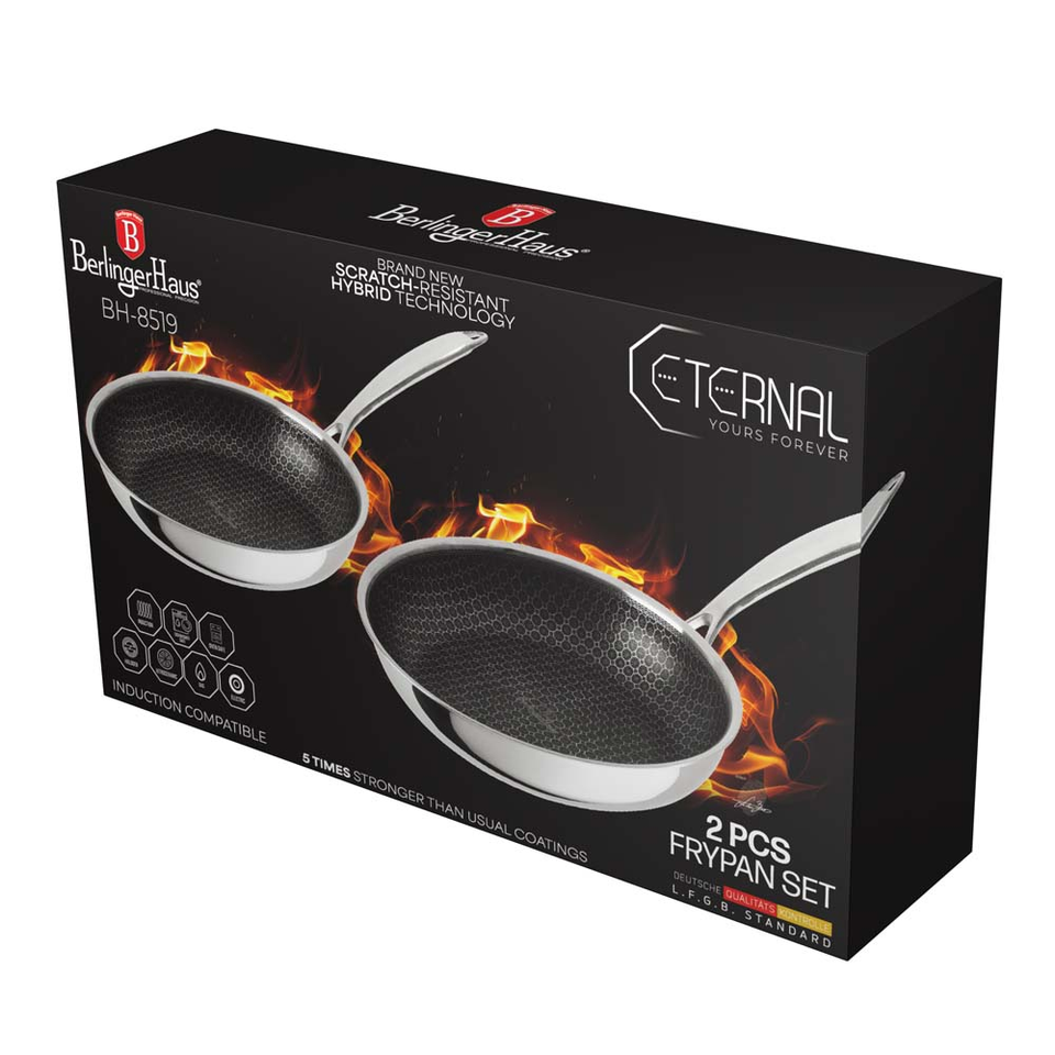 2 pcs frypan set Berlinger Haus BH8519 Eternal