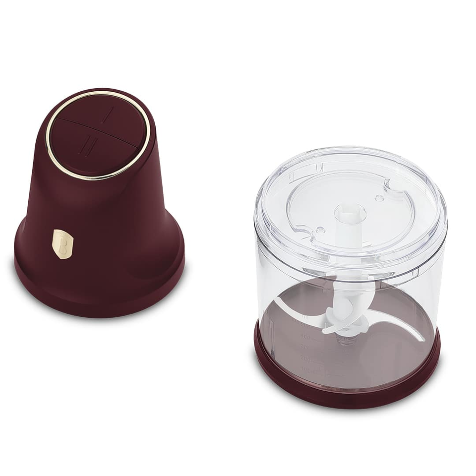 2-in-1 Food Chopper 300W 1L Bordeaux – Berlinger Haus BH9890
