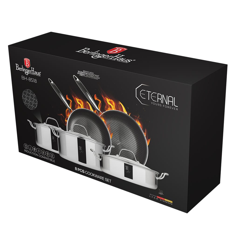 8 pcs cookware set Berlinger Haus BH8518 Eternal