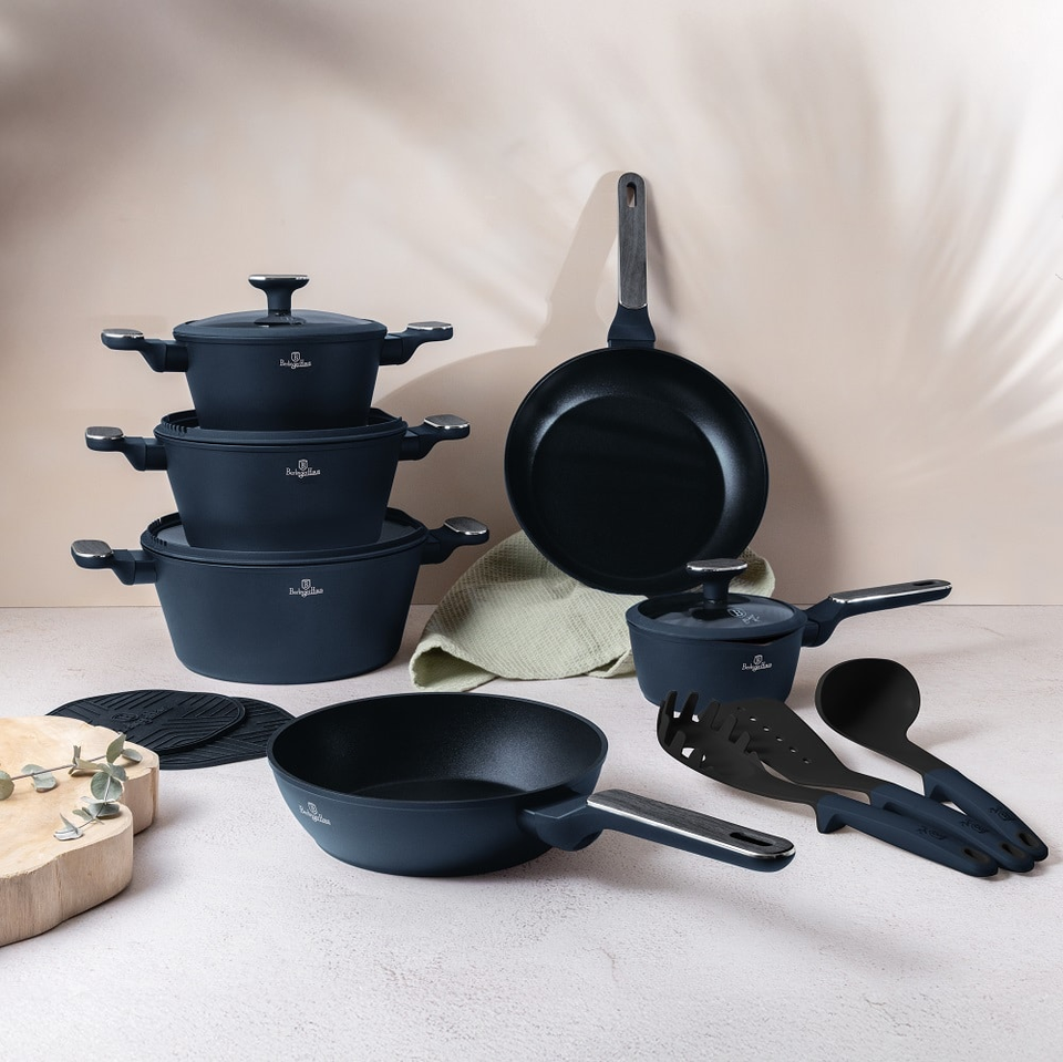 15 pcs cookware set Berlinger Haus BH8382 Deep Sea