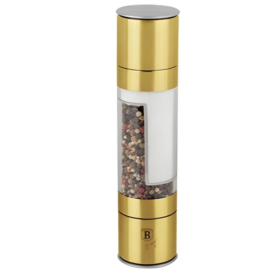 2in1 Salt & Pepper Mill Berlinger Haus 8723 Hammered Gold