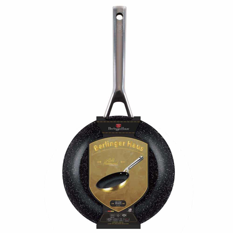 Frypan,22 cm Berlinger Haus BH8006 Hammered Gold