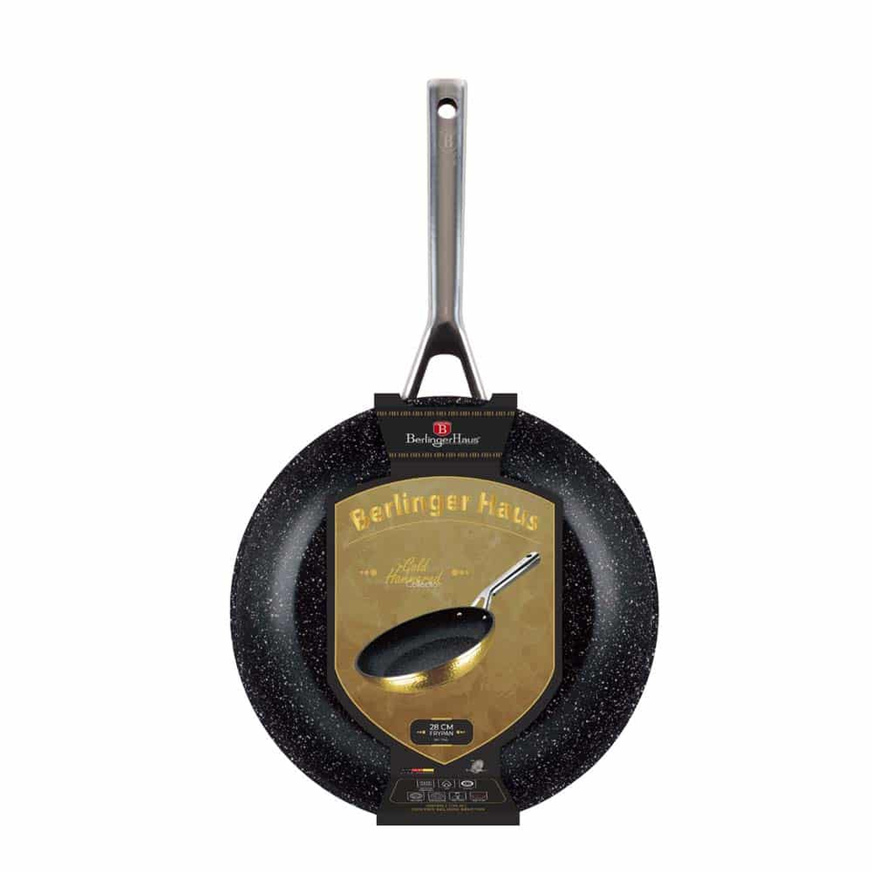 Frypan,28 cm Berlinger Haus BH7746 Hammered Gold