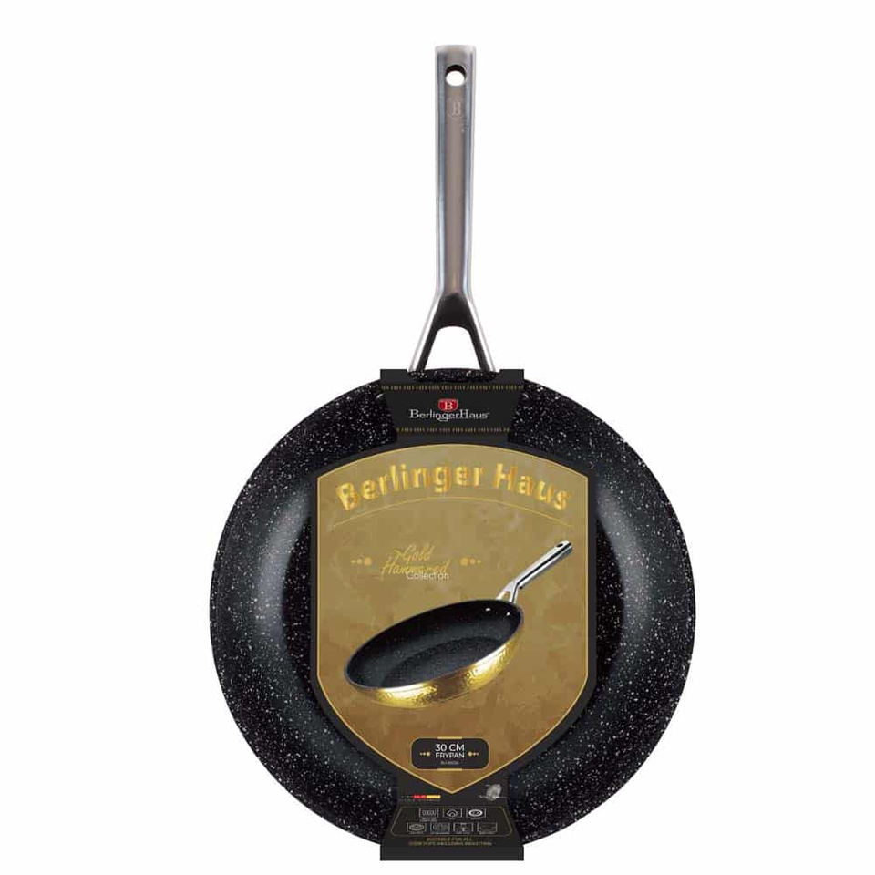 Frypan,30 cm Berlinger Haus BH8008 Hammered Gold