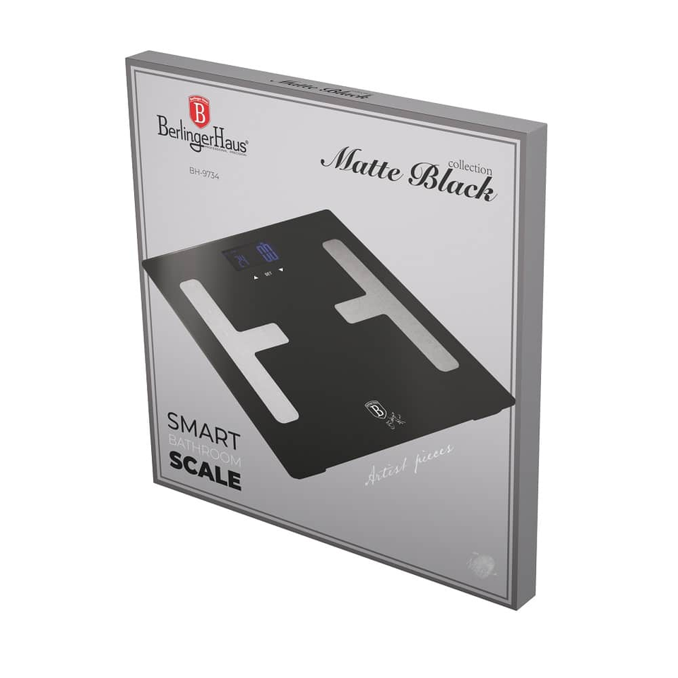 Digital bathroom scale Berlinger Haus BH9734 Matte Black