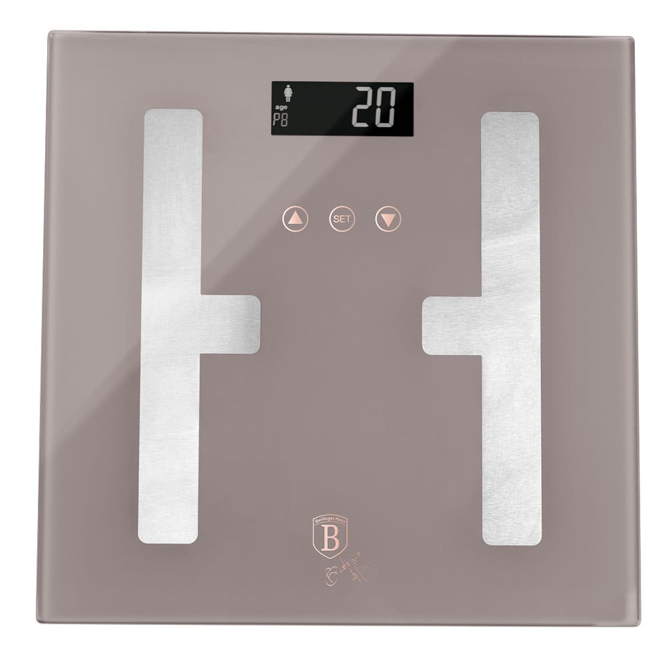 Digital bathroom scale Berlinger Haus BH9757 Taupe