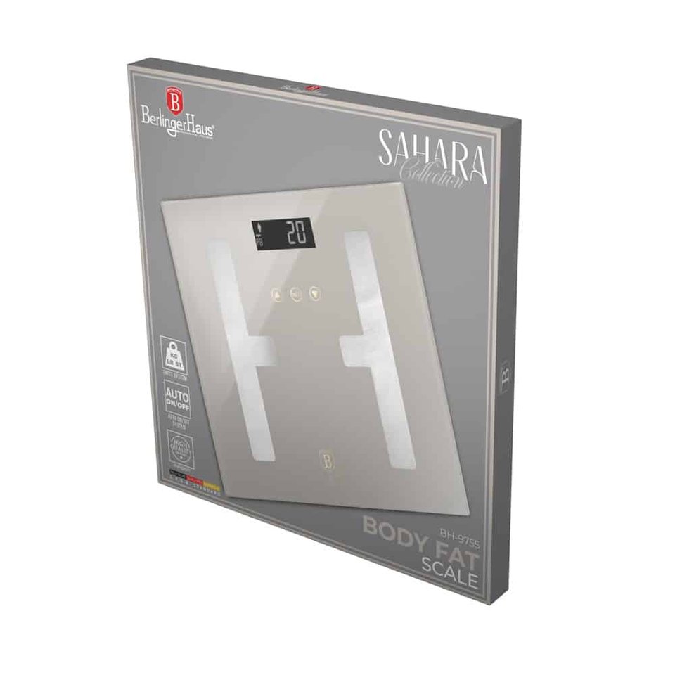 Digital bathroom scale, capacity 180 kg Berlinger Haus BH9755