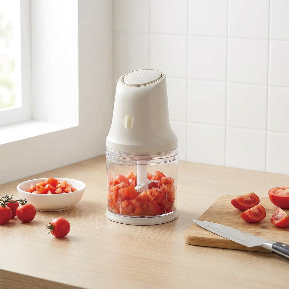 2-in-1 Food Chopper 300W 1L Cream – Berlinger Haus BH9887