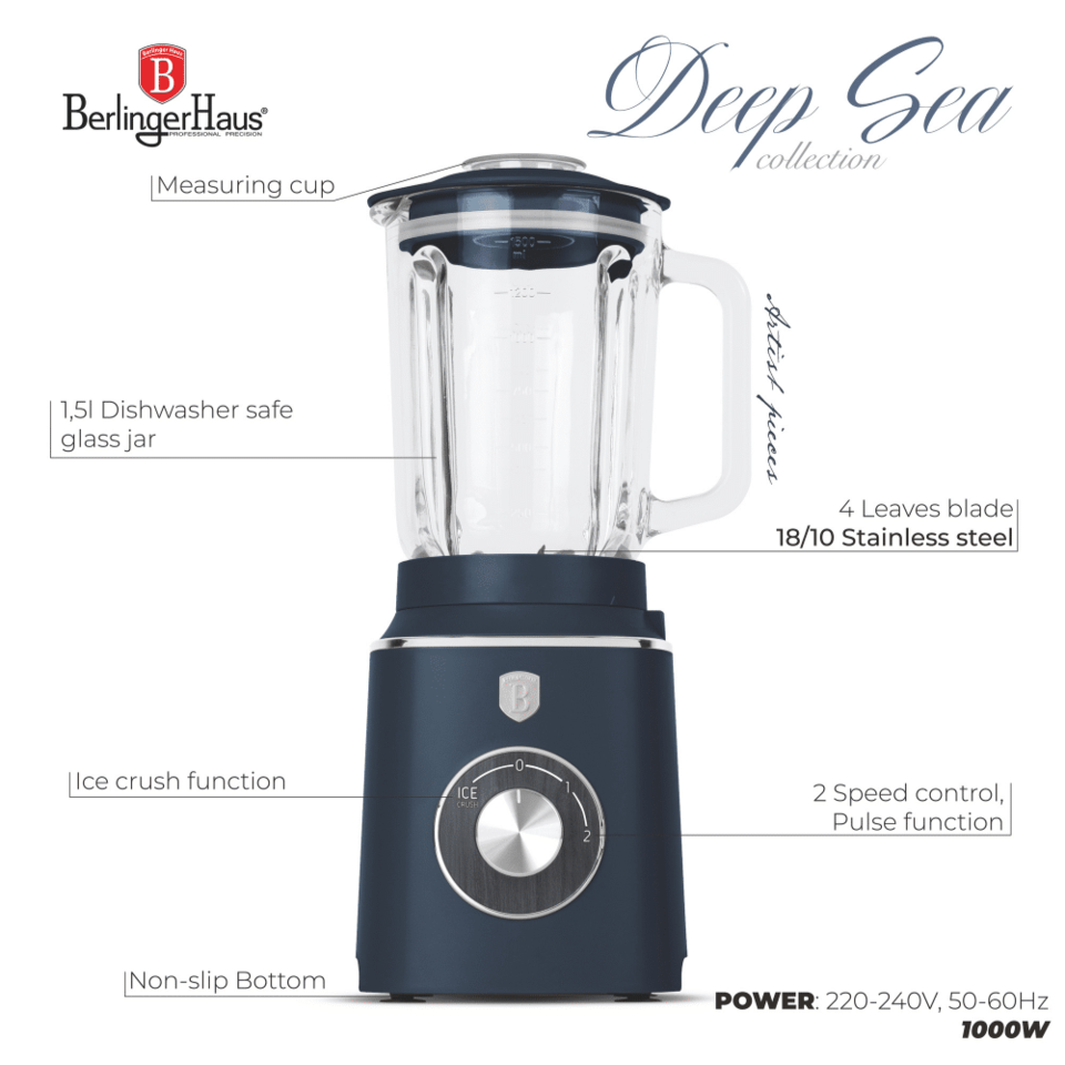 Table blender ,1000 W Berlinger Haus BH9766