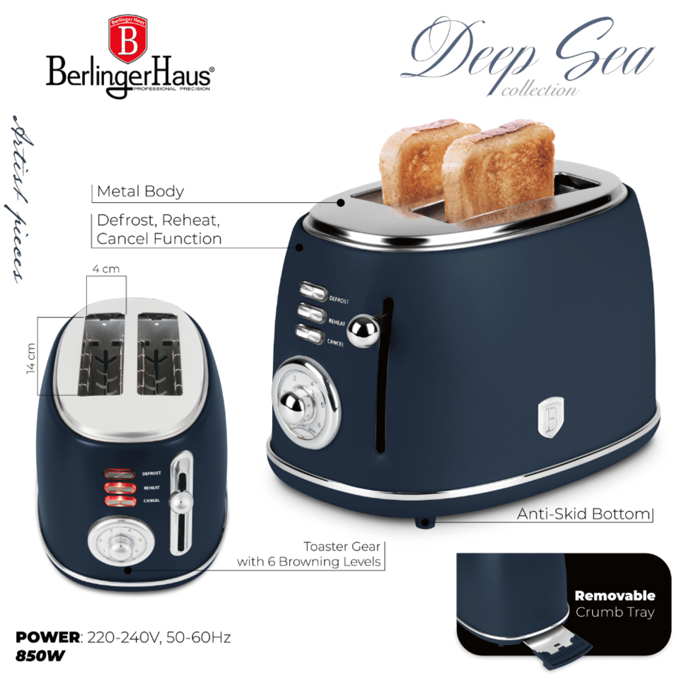 Toaster Berlinger Haus BH9765 Deep Sea