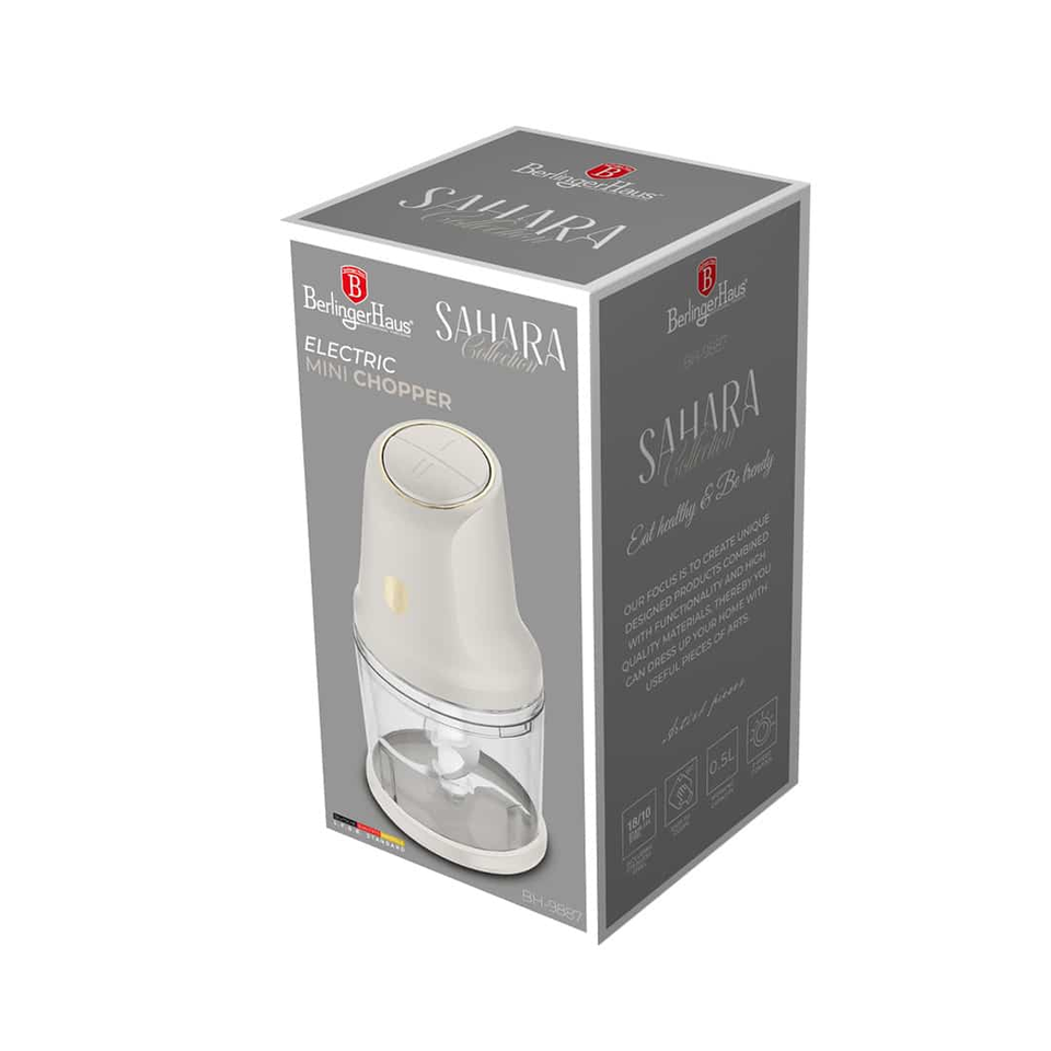 2-in-1 Food Chopper 300W 1L Cream – Berlinger Haus BH9887