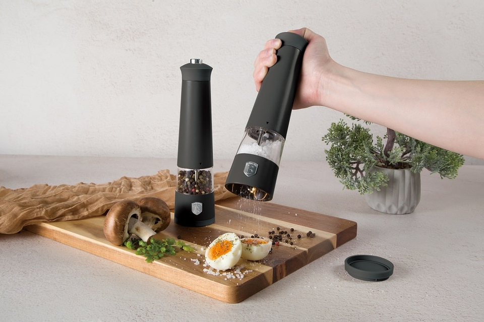 Electric pepper and salt mill, 2 pcs set Berlinger Haus BH9556